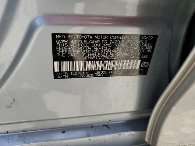 2023 LEXUS IS 500 F S JTHAP1D27P5002177