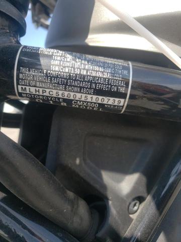 2018 HONDA CMX500 MLHPC5600J5100739