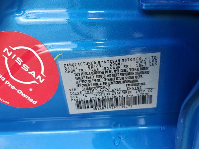 2023 NISSAN SENTRA SV - 3N1AB8CV3PY234673