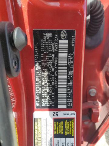 2019 TOYOTA CAMRY L - 4T1B11HK2KU179389