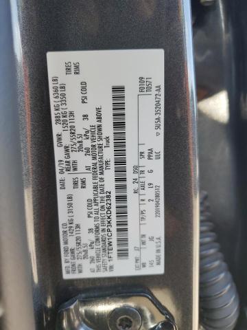 2019 FORD F150 SUPER - 1FTEW1CP3KKD62382