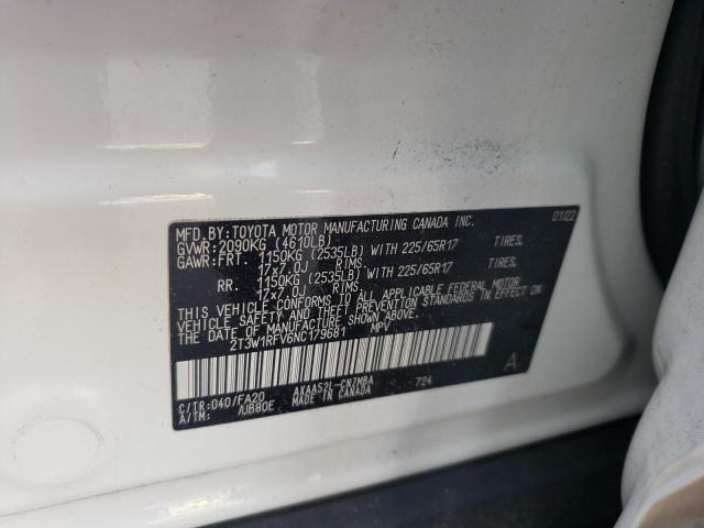 VIN 2T3W1RFV6NC179681 2022 Toyota RAV4, Xle no.14