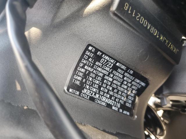 2024 KAWASAKI ZX636 K - JKBZXJK10RA002116