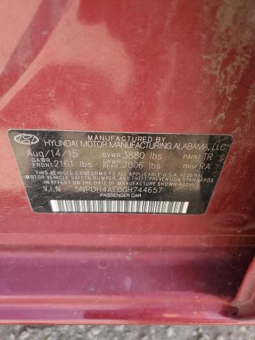 2016 HYUNDAI ELANTRA SE - 5NPDH4AE0GH744657