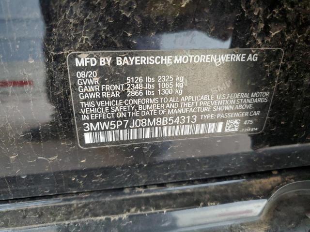 VIN 3MW5P7J08M8B54313 2021 BMW 3 Series, 330E no.12