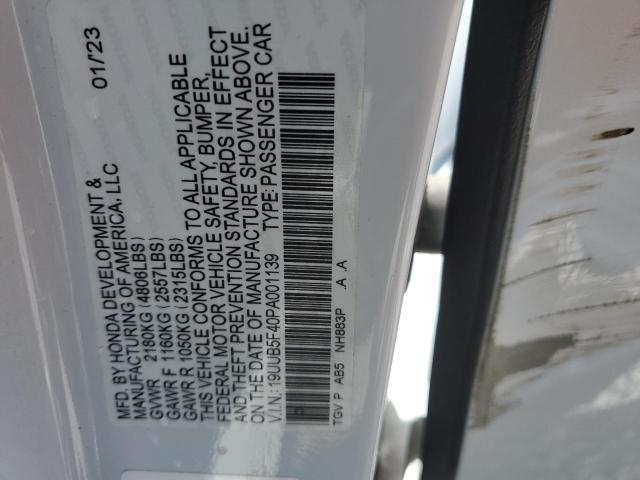 2023 ACURA TLX TECHNO - 19UUB5F40PA001139