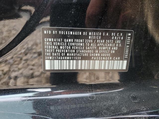 2017 VOLKSWAGEN GOLF S - 3VW217AU4HM011539