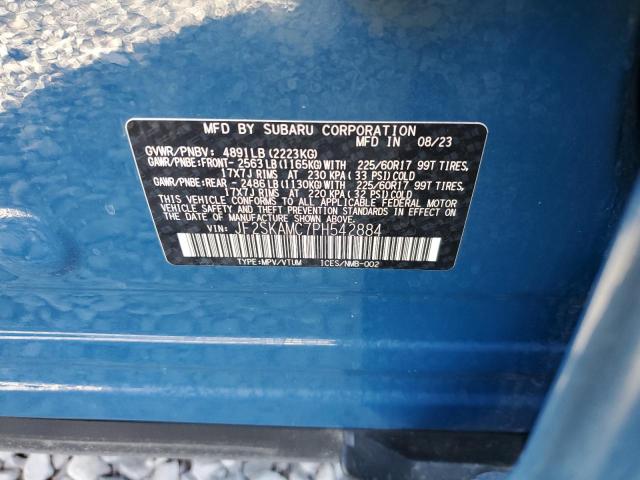 2023 SUBARU FORESTER W - JF2SKAMC7PH542884