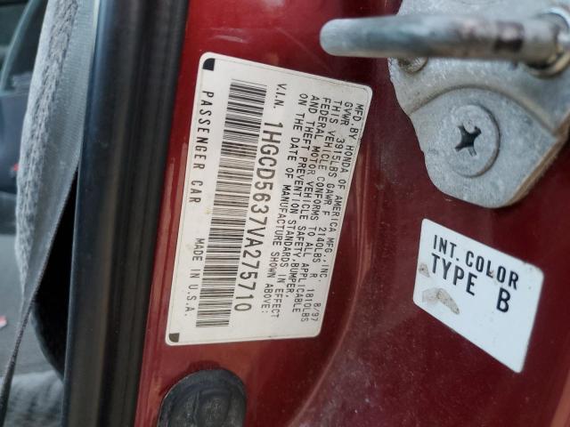 1997 HONDA ACCORD LX 1HGCD5637VA275710  69041584