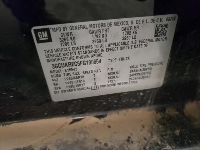 2015 CHEVROLET 1500 - 3GCUKREC5FG130654