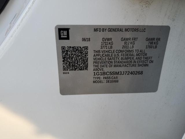 2018 CHEVROLET CRUZE LS - 1G1BC5SM3J7240268