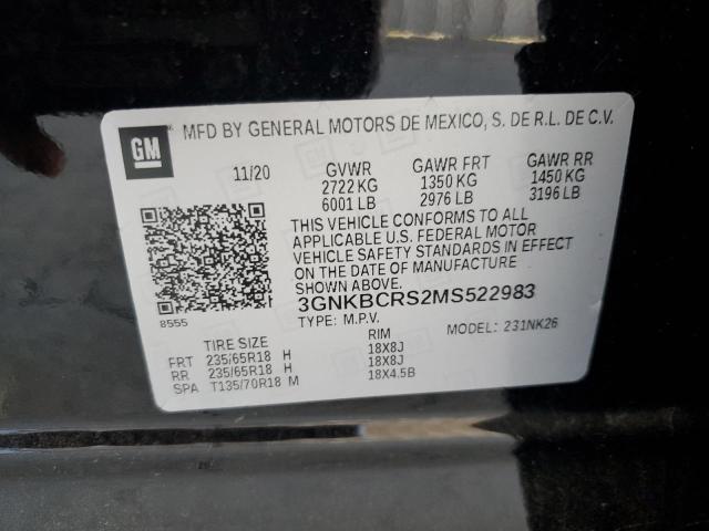 2021 CHEVROLET BLAZER 2LT - 3GNKBCRS2MS522983