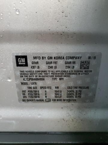 2019 CHEVROLET TRAX 1LT - KL7CJPSB4KB949556
