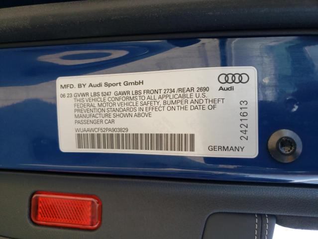 2023 AUDI RS5 WUAAWCF52PA903829