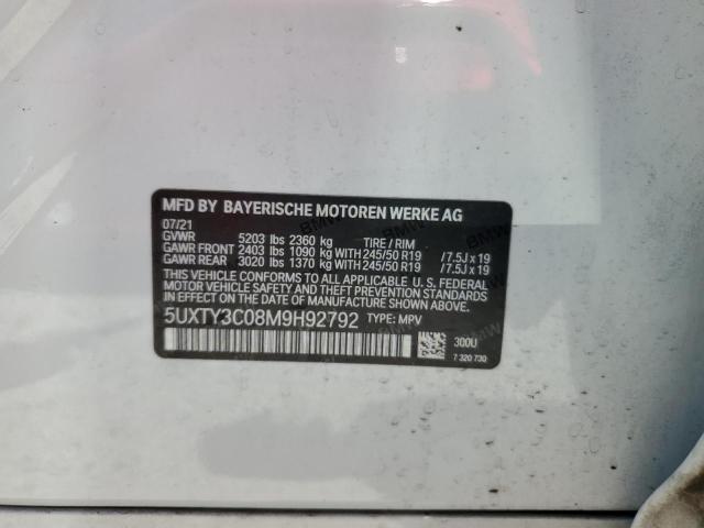 2021 BMW X3 SDRIVE3 - 5UXTY3C08M9H92792