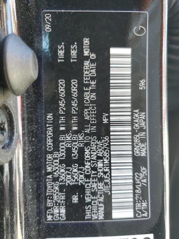 2021 TOYOTA 4RUNNER NI - JTEJU5JR1M5857936