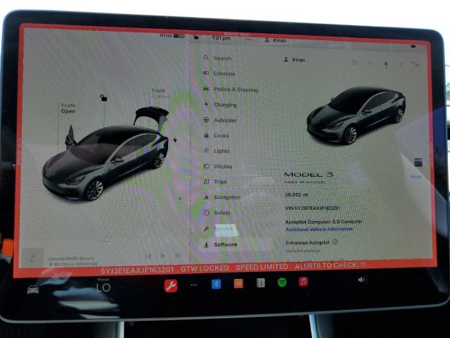 2018 TESLA MODEL 3 - 5YJ3E1EAXJF163201