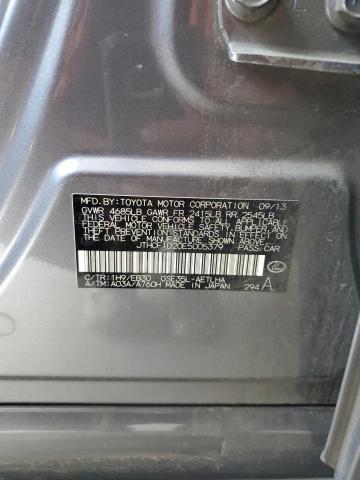 2014 LEXUS IS 250, VIN: JTHCF1D20E5005379 COPART