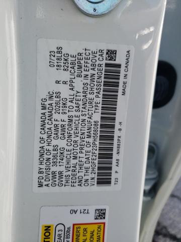 2023 HONDA CIVIC LX - 2HGFE2F23PH568086