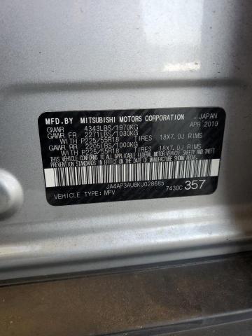 2019 MITSUBISHI OUTLANDER - JA4AP3AU8KU028685
