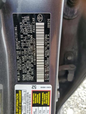 VIN 4T1B11HK5JU142917 2018 Toyota Camry, L no.12