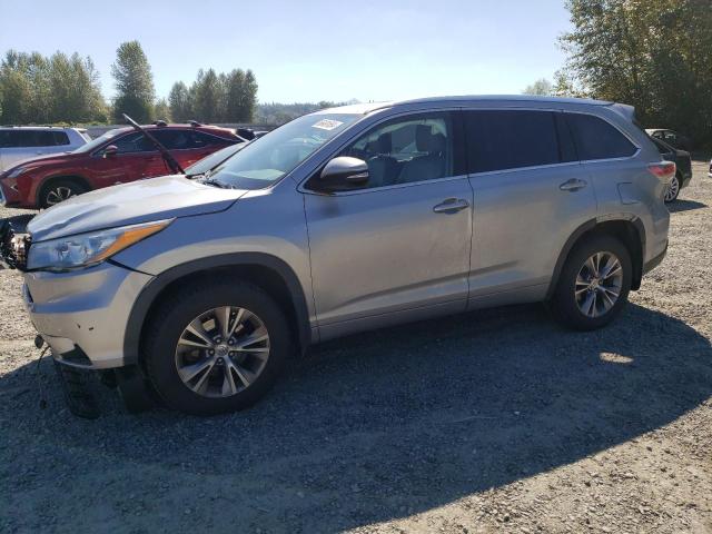 VIN 5TDJKRFHXFS165799 2015 Toyota Highlander, Xle no.1