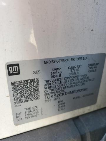 2021 GMC YUKON AT4 1GKS2CKD4MR393561