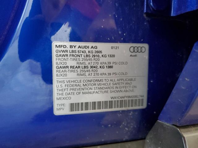 2021 AUDI SQ5 PRESTI WA1C4AFY8M2052744