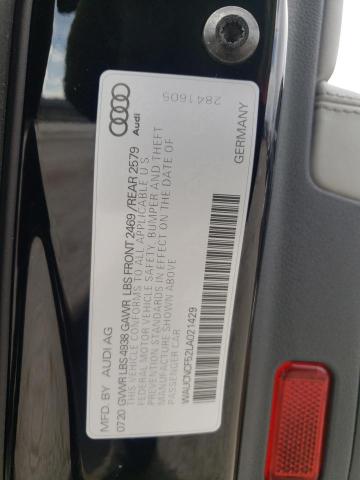 2020 AUDI A5 PREMIUM - WAUCNCF52LA021429