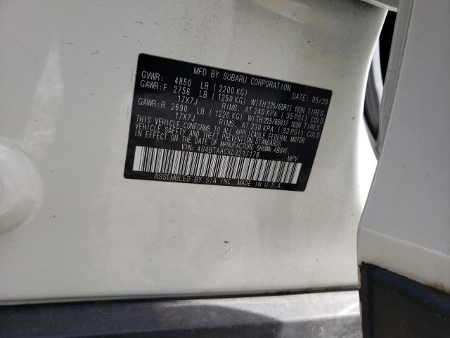 2020 SUBARU OUTBACK - 4S4BTAACXL3217178