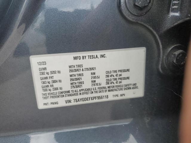 2023 TESLA MODEL Y - 7SAYGDEFXPF956118