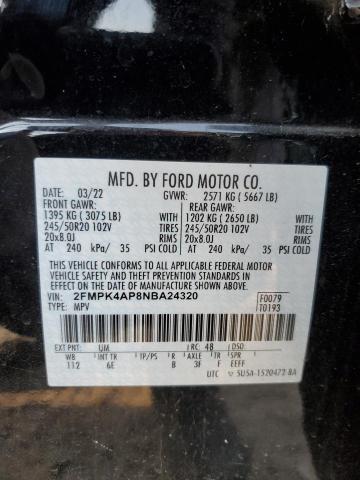 2022 FORD EDGE ST - 2FMPK4AP8NBA24320