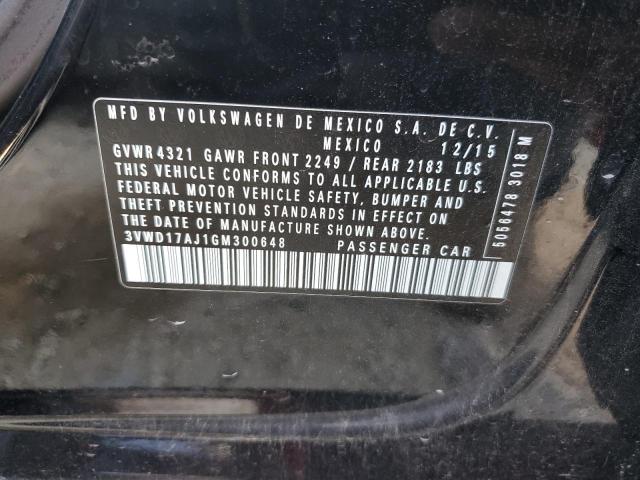 2016 VOLKSWAGEN JETTA SPOR - 3VWD17AJ1GM300648