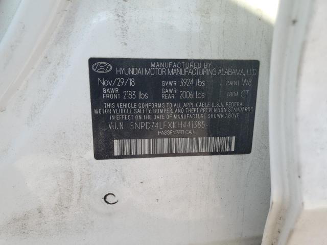 2019 HYUNDAI ELANTRA SE - 5NPD74LFXKH441385