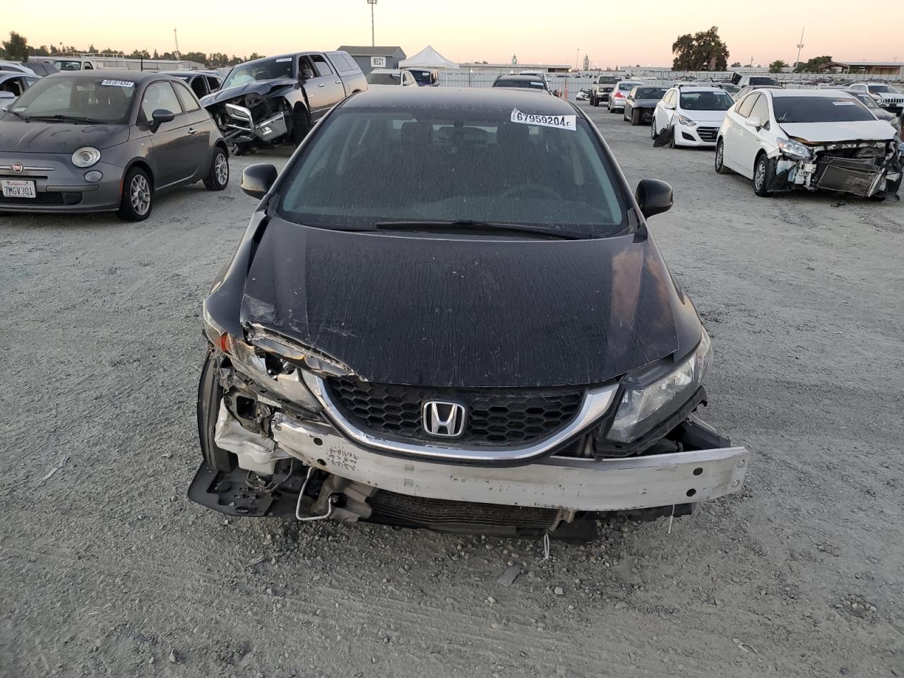 Lot #2989257801 2013 HONDA CIVIC LX