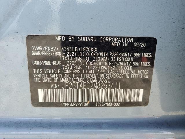 2021 SUBARU CROSSTREK - JF2GTAEC2M8253411