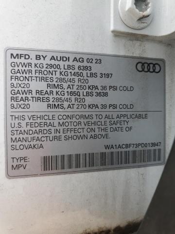 VIN WA1ACBF73PD013947 2023 Audi Q7, Premium no.14