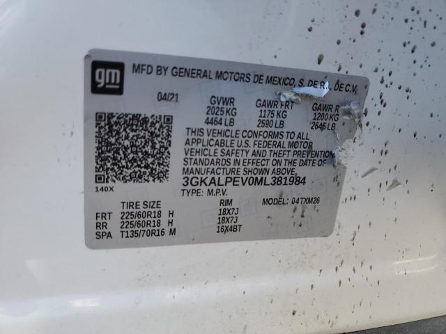 2021 GMC TERRAIN SL - 3GKALPEV0ML381984