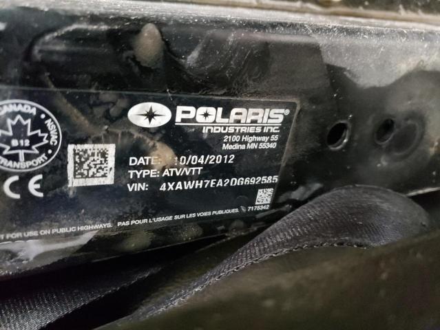 2013 POLARIS RANGER 800 - 4XAWH7EA2DG692585