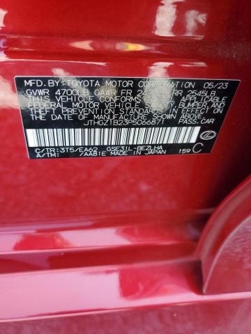 2023 LEXUS IS 350 F S - JTHGZ1B23P5066871