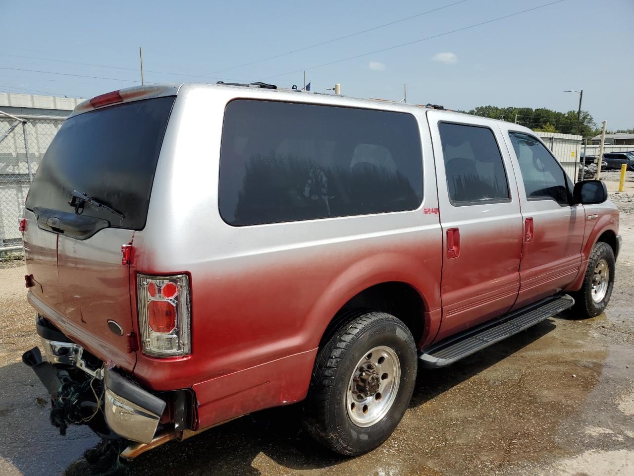 FORD EXCURSION 2002 two tone  gas 1FMNU40L92EA53356 photo #4