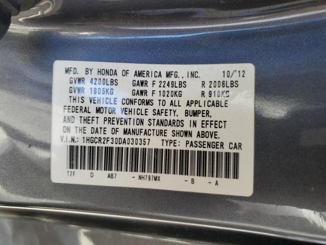 VIN 1HGCR2F30DA030357 2013 Honda Accord, LX no.13