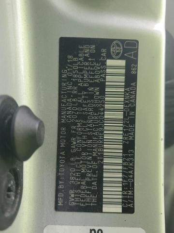 2018 TOYOTA COROLLA L - 2T1BURHE9JC044250