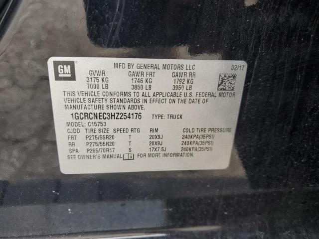 2017 CHEVROLET SILVERADO - 1GCRCNEC3HZ254176