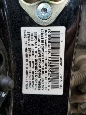 2016 HONDA CIVIC LX - 19XFC2F55GE063919