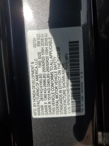 2024 HONDA PILOT ELIT - 5FNYG1H87RB044042