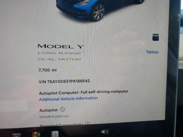 2023 TESLA MODEL Y - 7SAYGDEE1PA186542