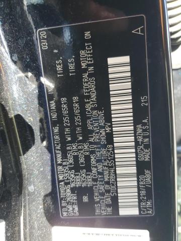 2020 TOYOTA HIGHLANDER - 5TDCZRBH4LS512548