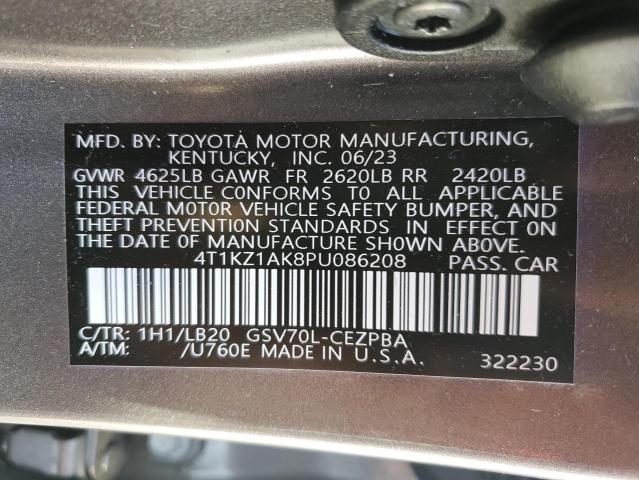 2023 TOYOTA CAMRY TRD 4T1KZ1AK8PU086208  66039604