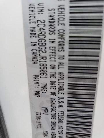 2018 DODGE GRAND CARA - 2C4RDGBG2JR185061